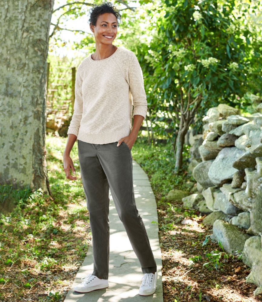 Women's Midweight Cotton Slub Rollneck Pullover at L.L. Bean