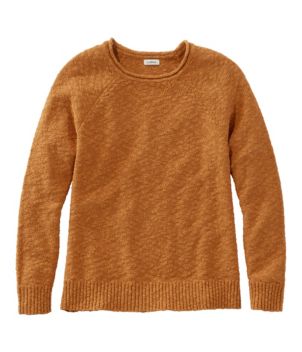 Women's Midweight Cotton Slub Rollneck Pullover