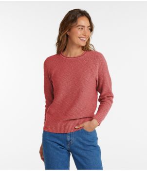 Women's Midweight Cotton Slub Rollneck Pullover