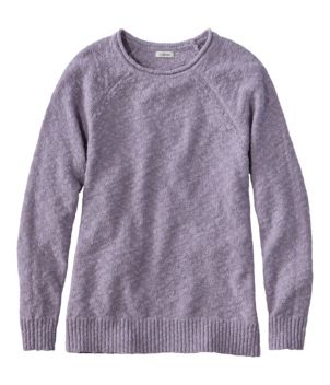 Women's Midweight Cotton Slub Rollneck Pullover