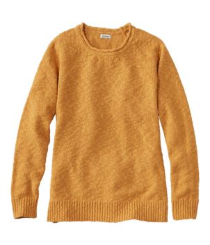 Women's Midweight Cotton Slub Rollneck Pullover