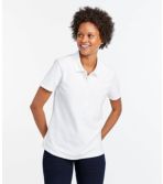 Women's Premium Double L Shaped Polo, Short-Sleeve
