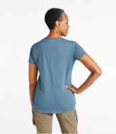 Women's Organic Cotton Tee, V-Neck Short-Sleeve at L.L. Bean