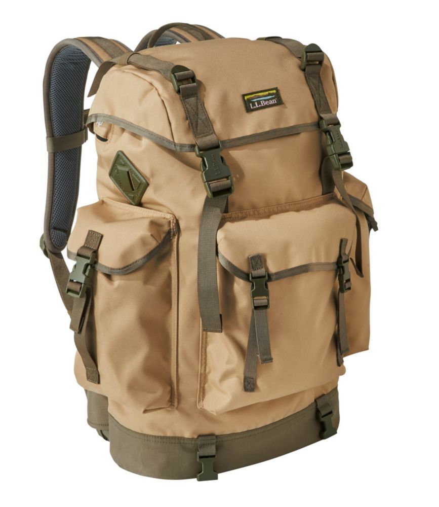 khaki rucksack