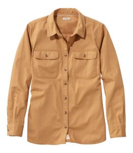 Women's L.L. Bean Heritage Washed Denim Shirt, Long-Sleeve