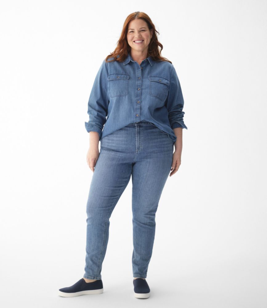 Women's L.L. Bean Heritage Washed Denim Shirt, Long-Sleeve