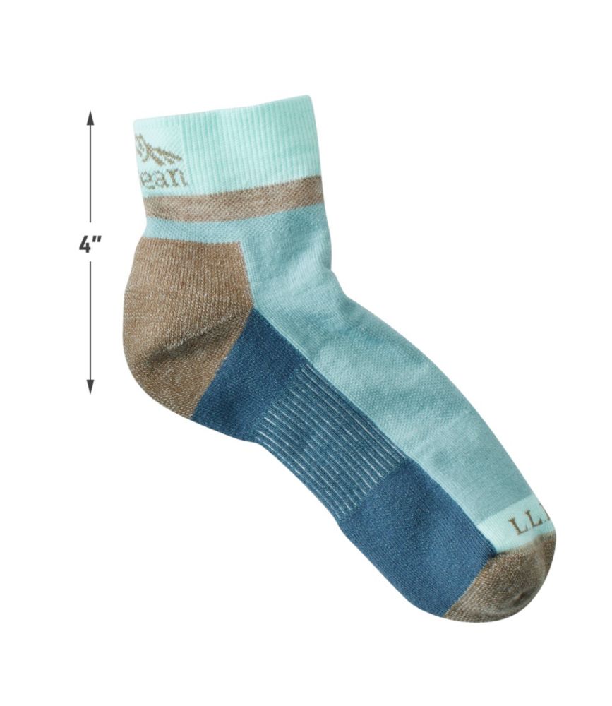 Women's PrimaLoft Performance Socks, 1/4 Crew Socks at L.L.Bean