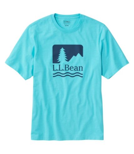 Lakewashed Organic Cotton Tee, Short-Sleeve Casco Bay Red Small | L.L.Bean