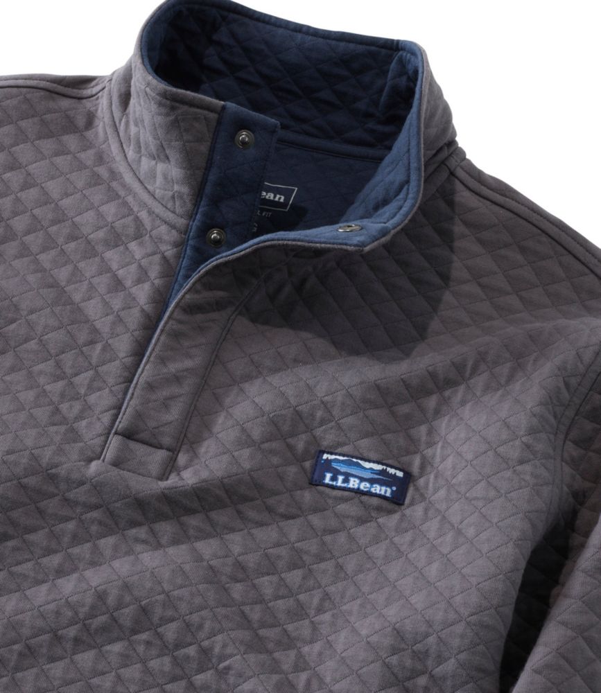 men's quilted sweatshirt