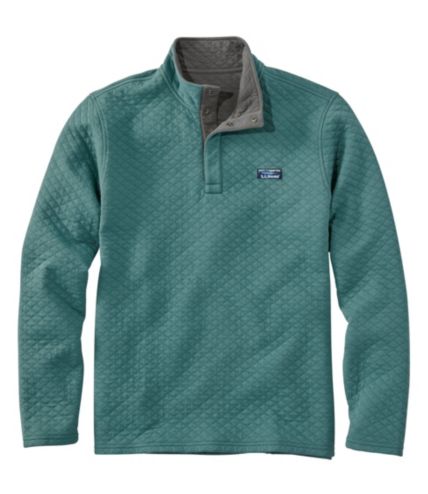 Ll bean quilted quarter zip outlet pullover