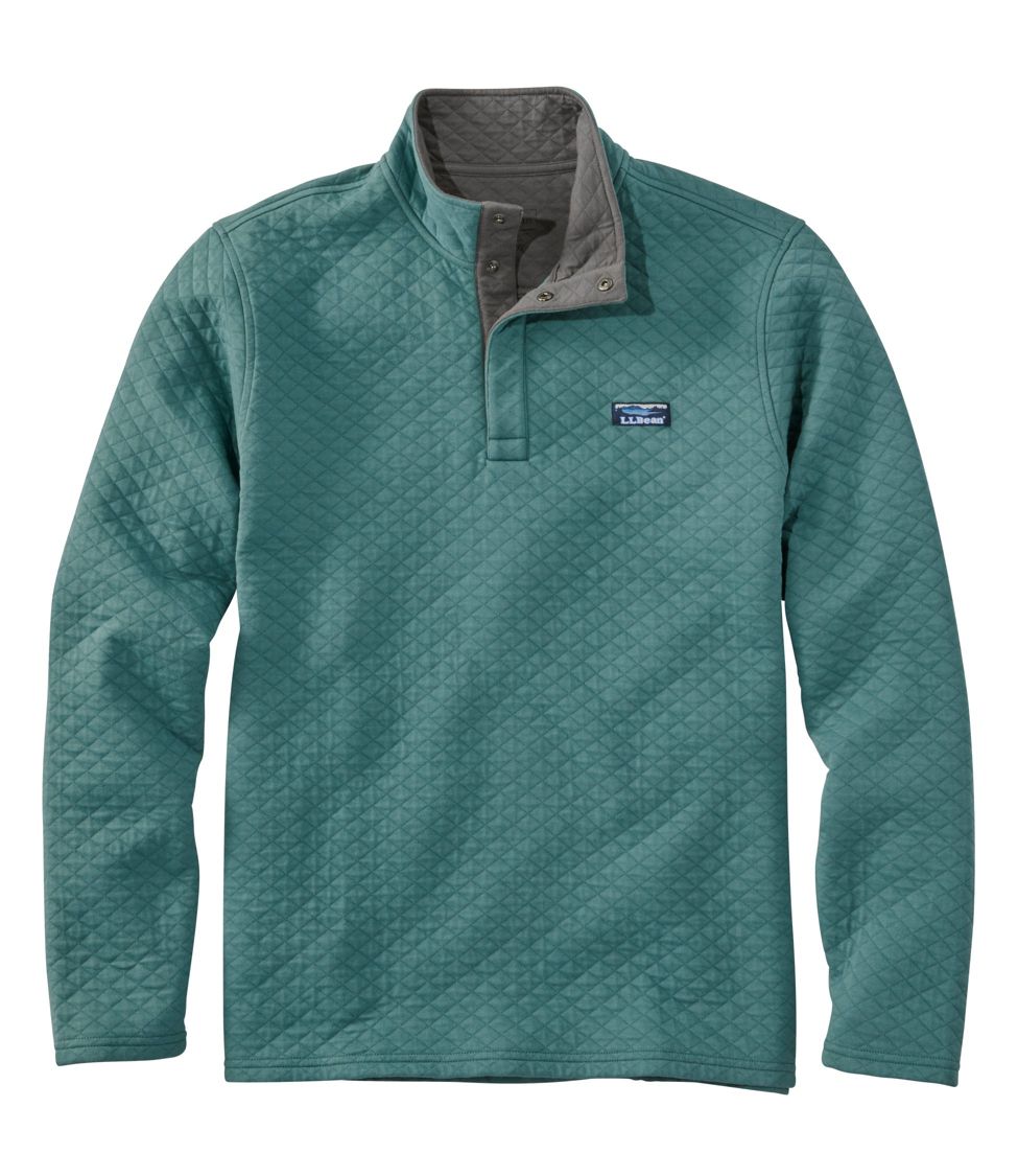 Ll bean mens quilted pullover sale