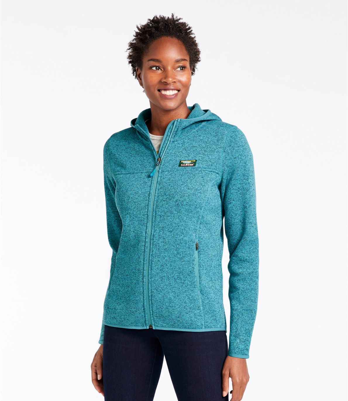 Women's L.L.Bean Sweater Fleece, FullZip Hoodie at L.L. Bean