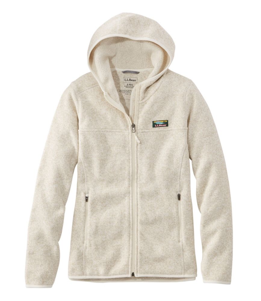 ll bean full zip sweater