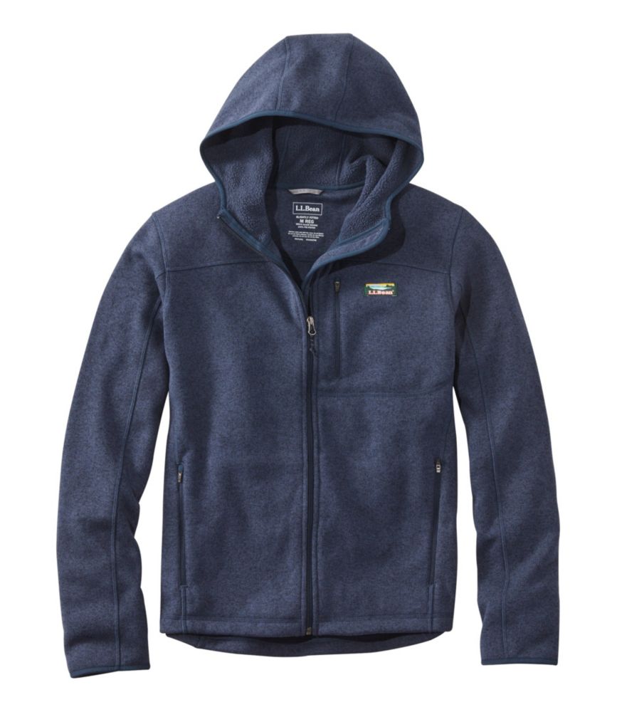 zippered fleece hoodie