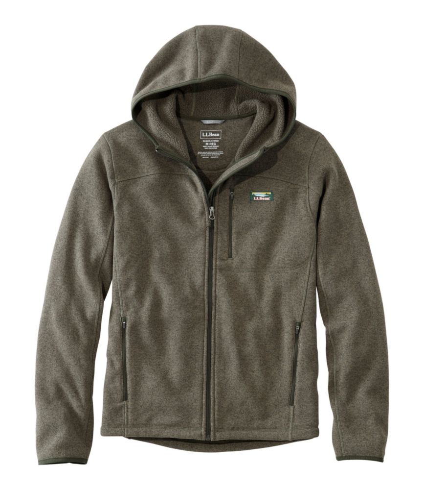 fleece hooded jacket