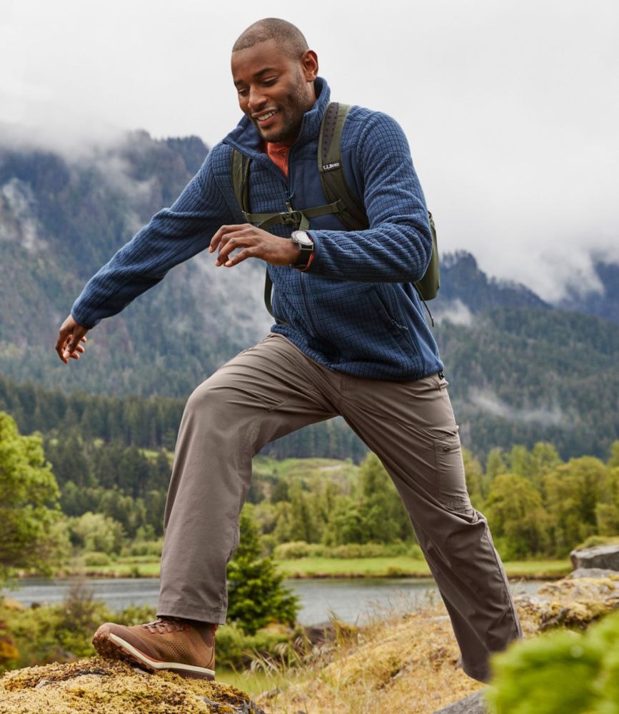 Men's Water-Resistant Cresta Hiking Pants, Standard Fit, Alloy Gray, small image number 9