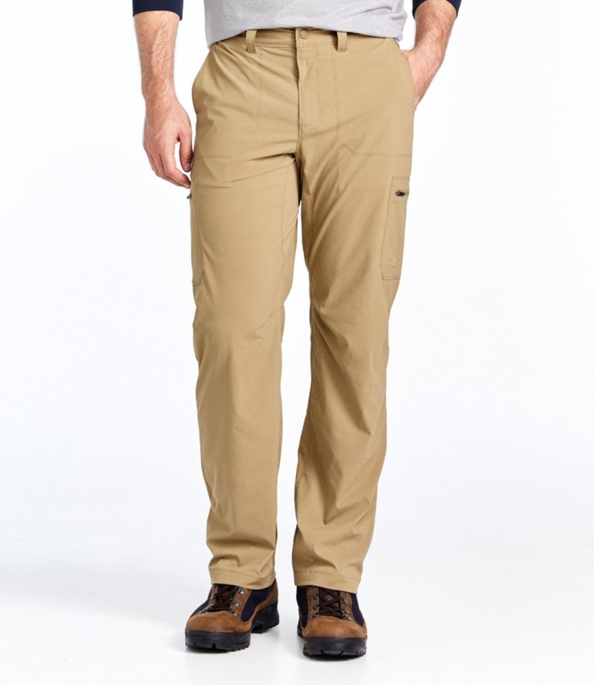 Men's Water-Resistant Cresta Hiking Pants, Natural Fit, Platinum, small image number 2