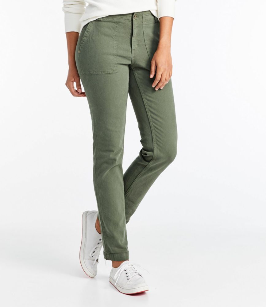 slim fit utility pants