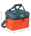 Softpack Cooler, Picnic, Cherry Tomato/Dark Teal Blue, small image number 4