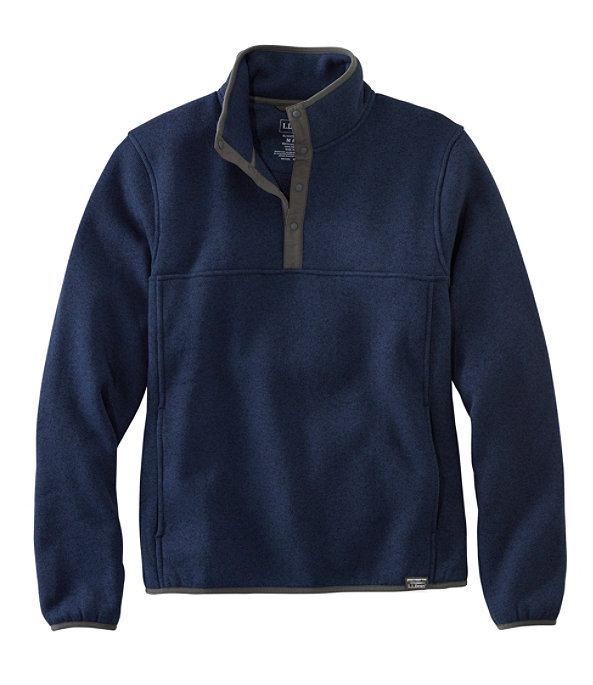 Sweater Fleece Pullover, Bright Navy, large image number 0