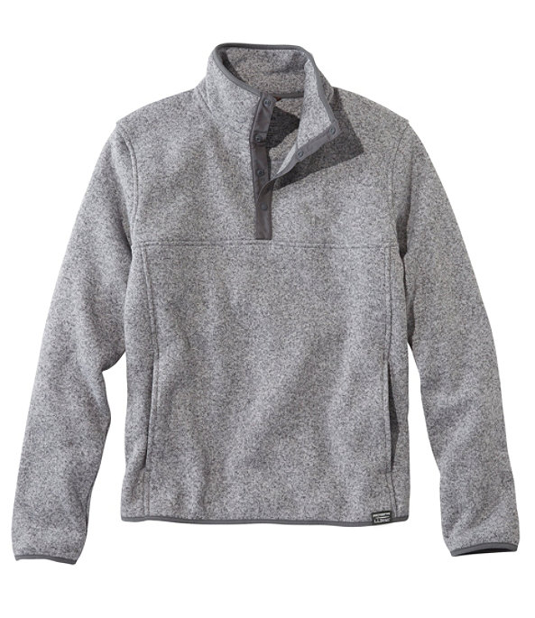 Sweater Fleece Pullover, Grey Heather, largeimage number 0