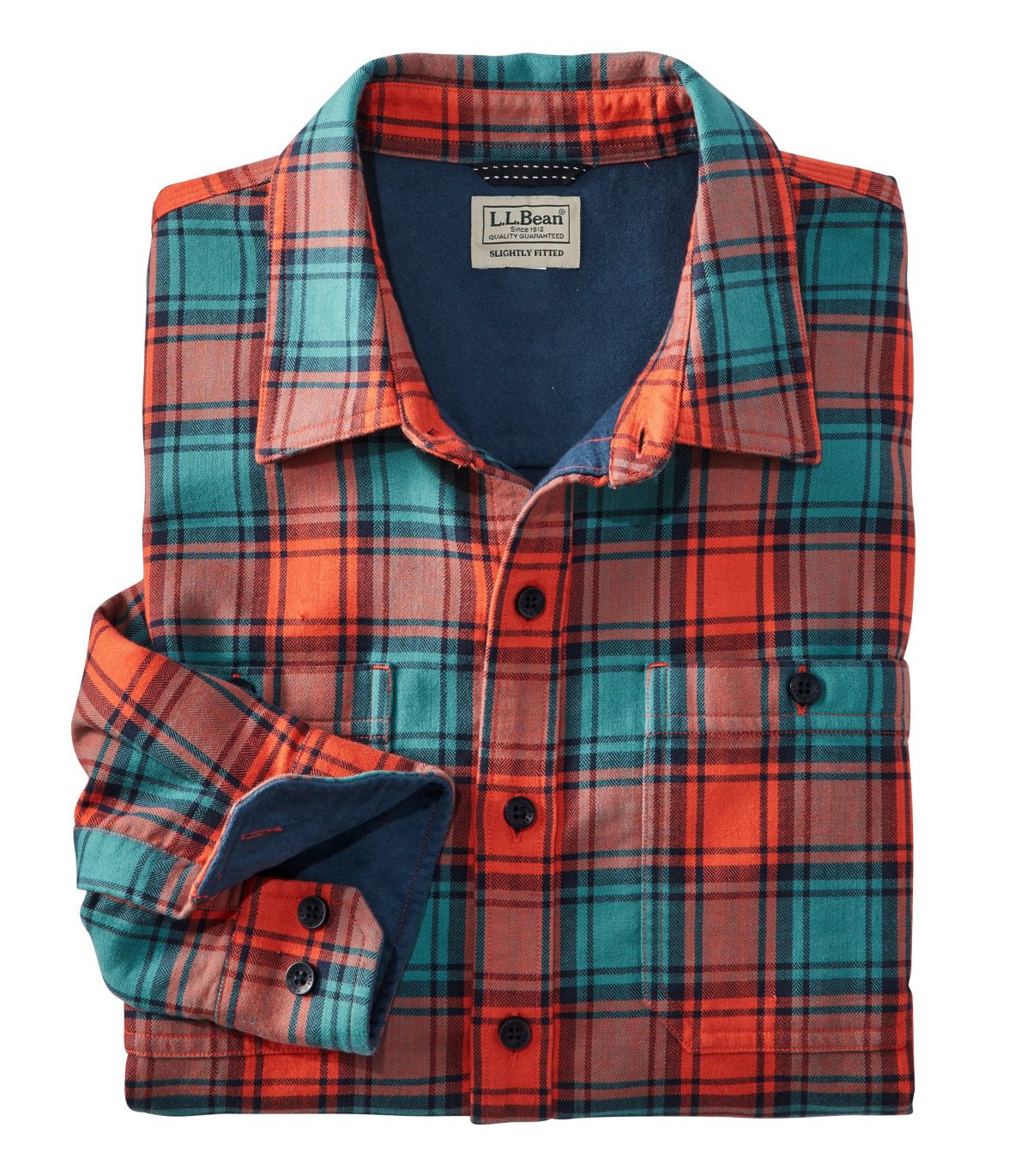 Men's Wicked Warm Shirt, Long Sleeve, Slightly Fitted Plaid