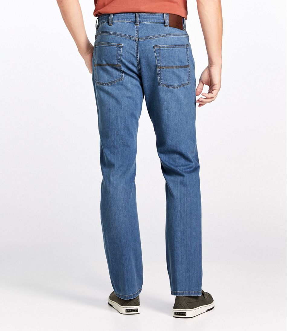 Men's Lakewashed Five-Pocket Pants, Stretch Denim, Standard Fit | Pants ...