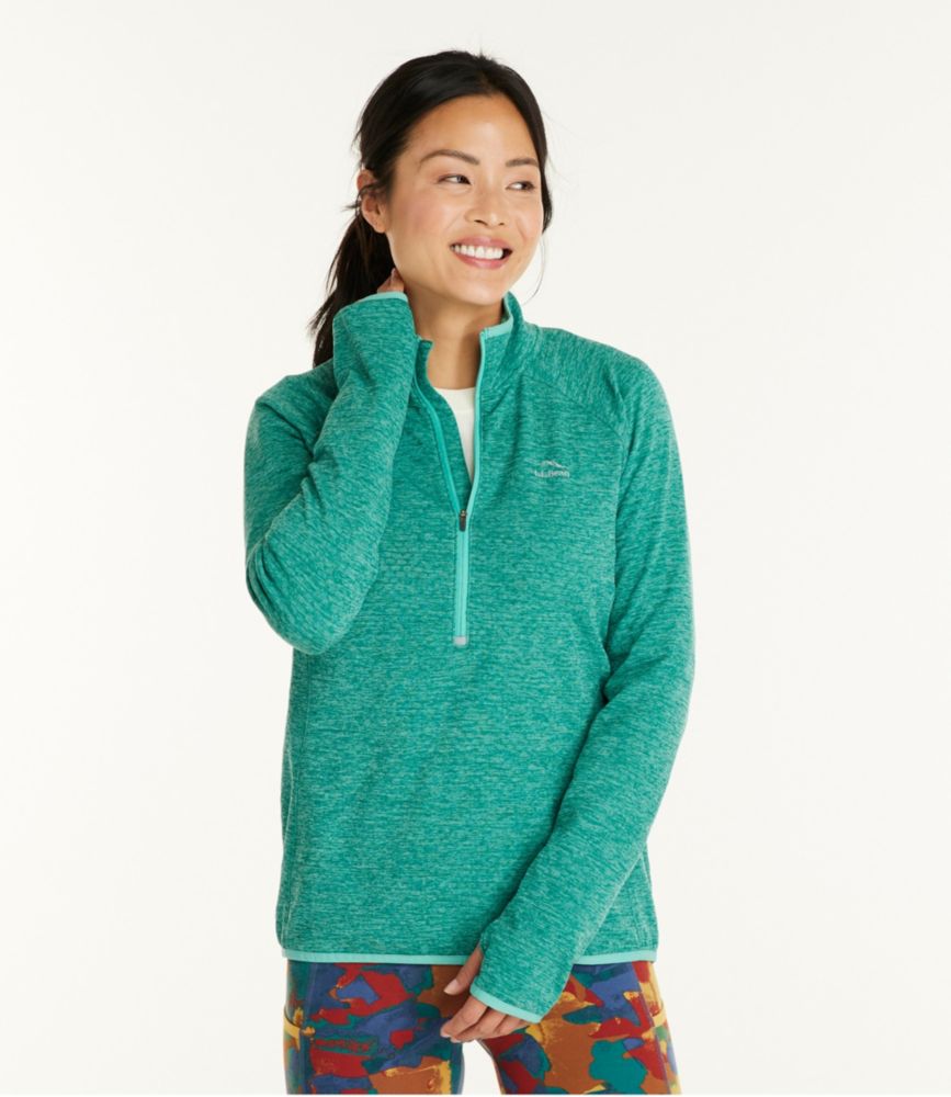 Women s Adventure Grid Fleece Quarter Zip Pullover