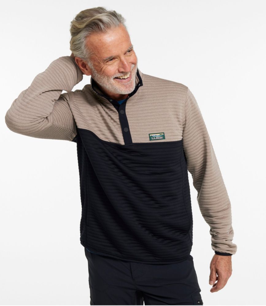 Men's Airlight Knit Pullover, Colorblock, Collegiate Blue/Steel Blue, small image number 2