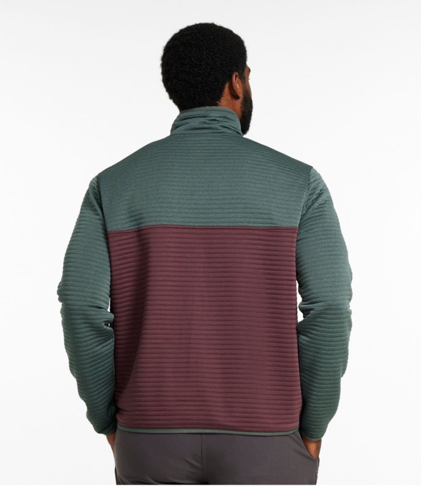 Men's Airlight Knit Pullover, Colorblock, Balsam/Dark Mauve, small image number 5