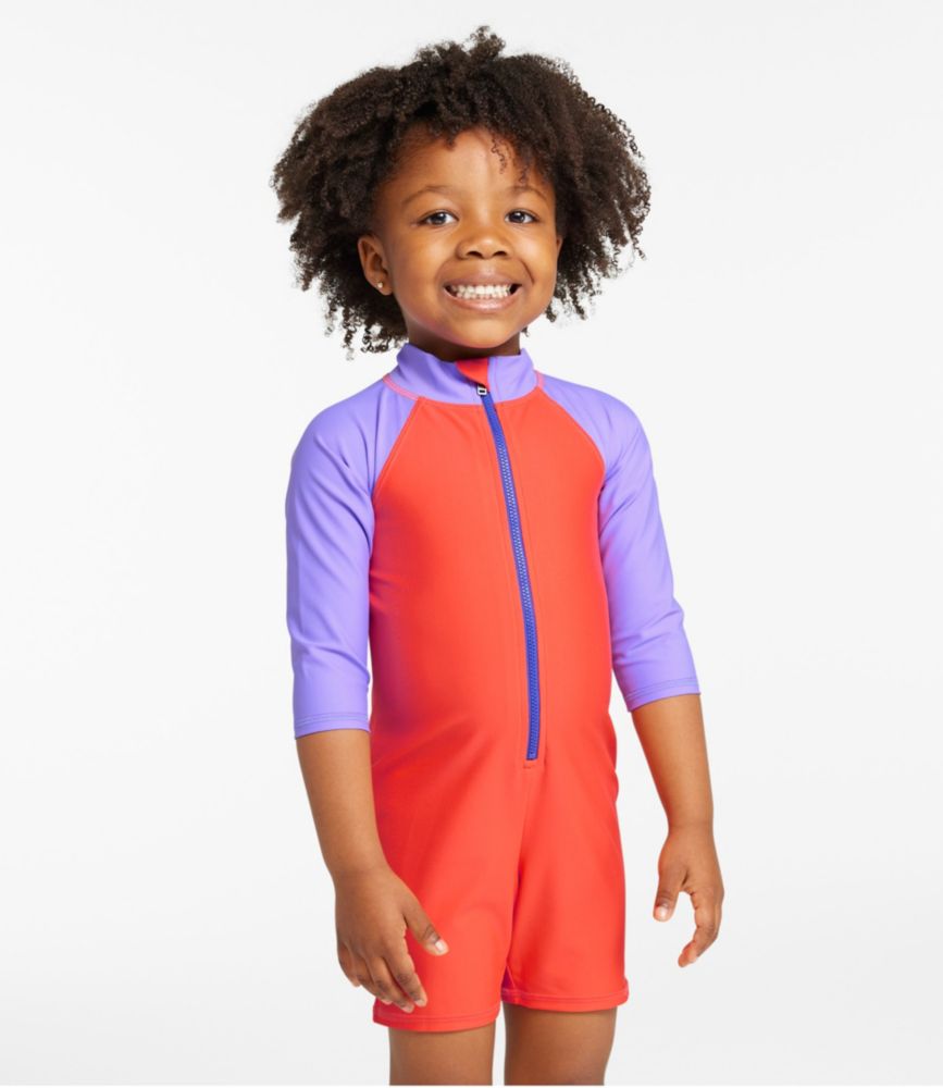 Toddlers' Sun-and-Surf Bodysuit, Colorblock, Beach Glass Color Block, small image number 2