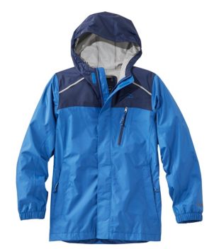 Kids' Trail Model Rain Jacket, Colorblock