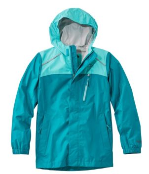 Kids' Trail Model Rain Jacket, Colorblock