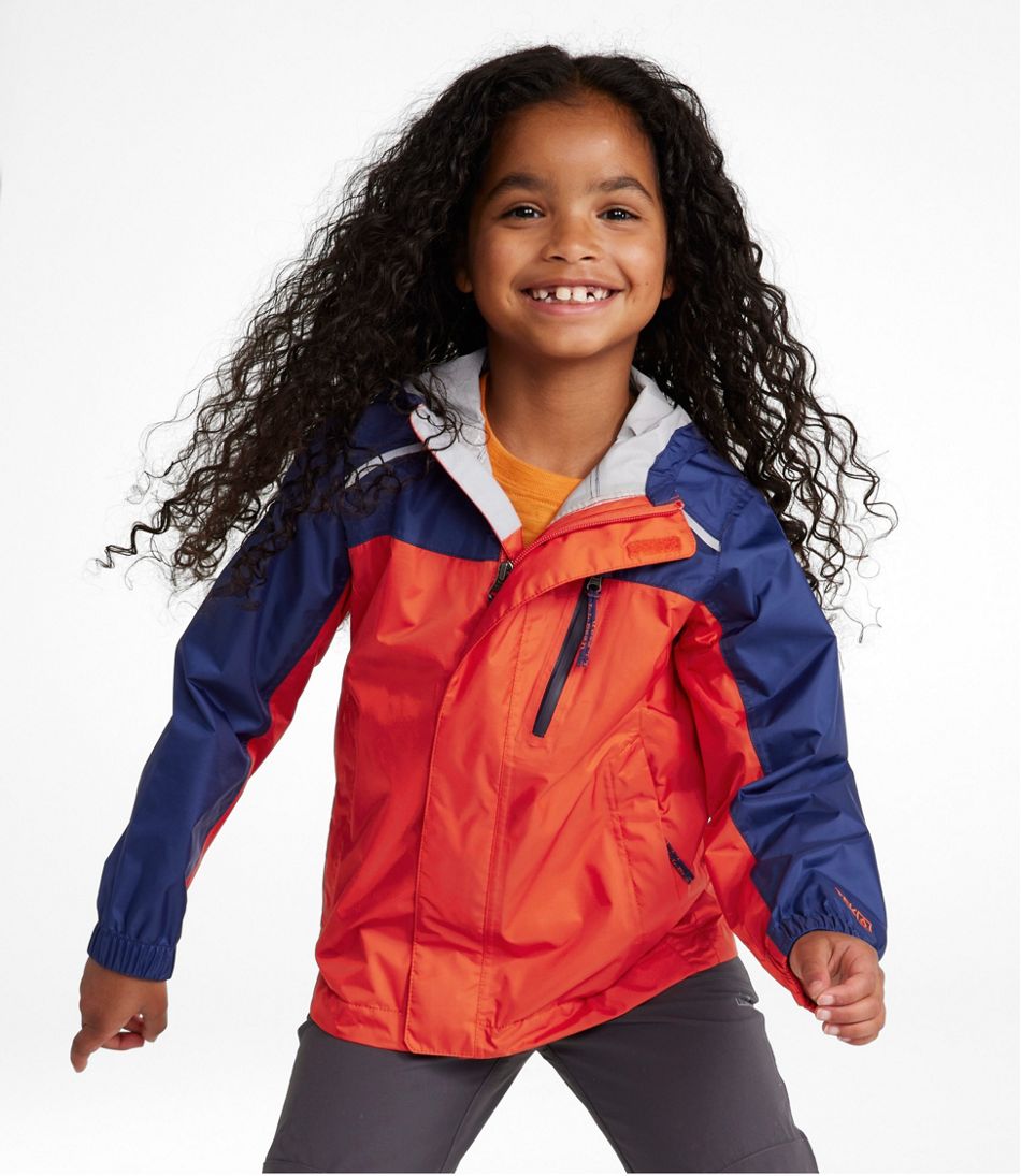 Kids' Trail Model Rain Jacket, Colorblock