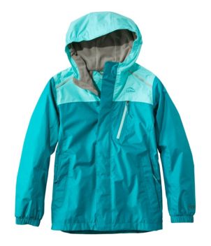 Kids' Trail Model Rain Jacket, Lined, Colorblock