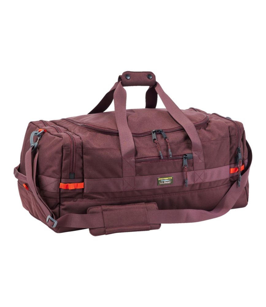 Mountain Classic Cordura Duffle, Medium, Burgundy Brown/Orange, small image number 1