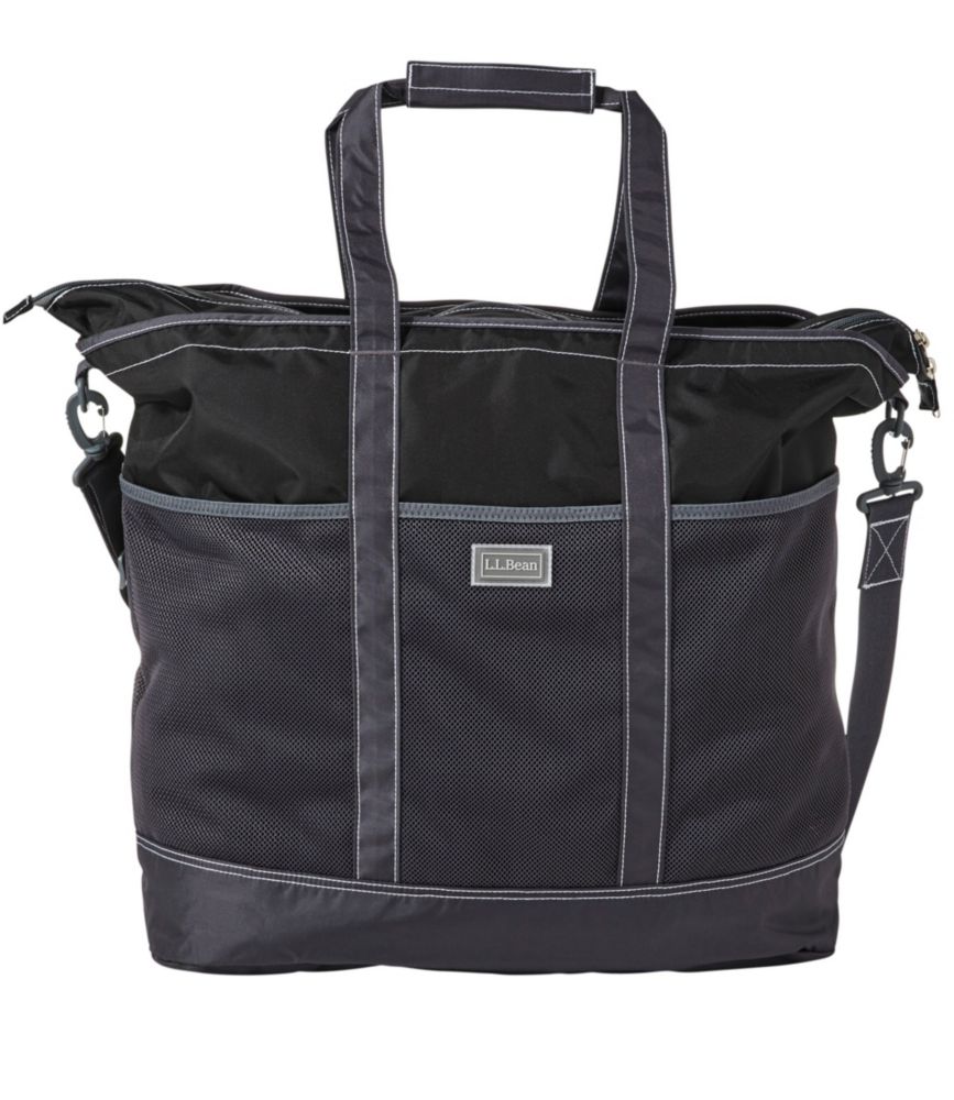 large tote bag with pockets