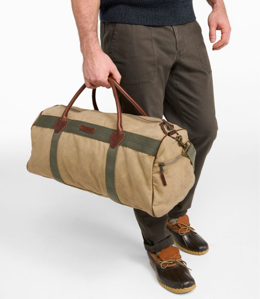 Waxed Canvas Duffle, Medium