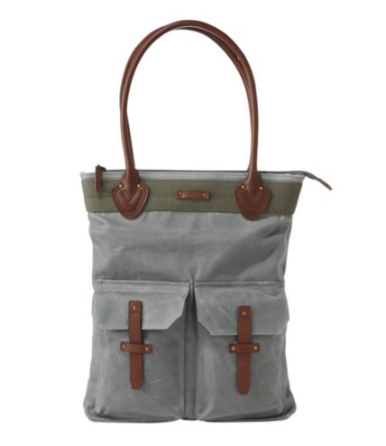 L.L. BEAN CANVAS TOTE — Velour