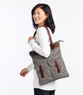 L.L. BEAN CANVAS TOTE — Velour