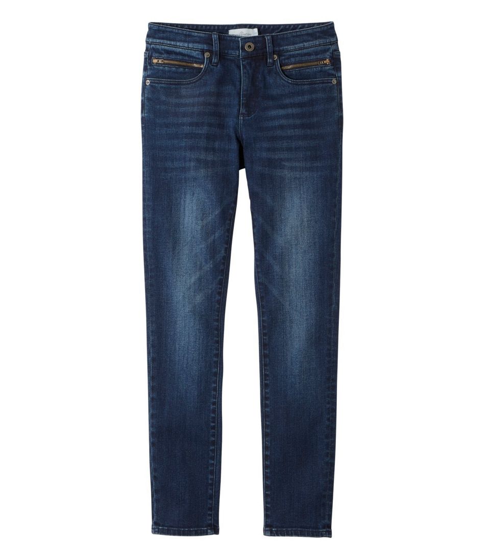 Signature Premium Skinny Jeans, Zip Pocket Ankle