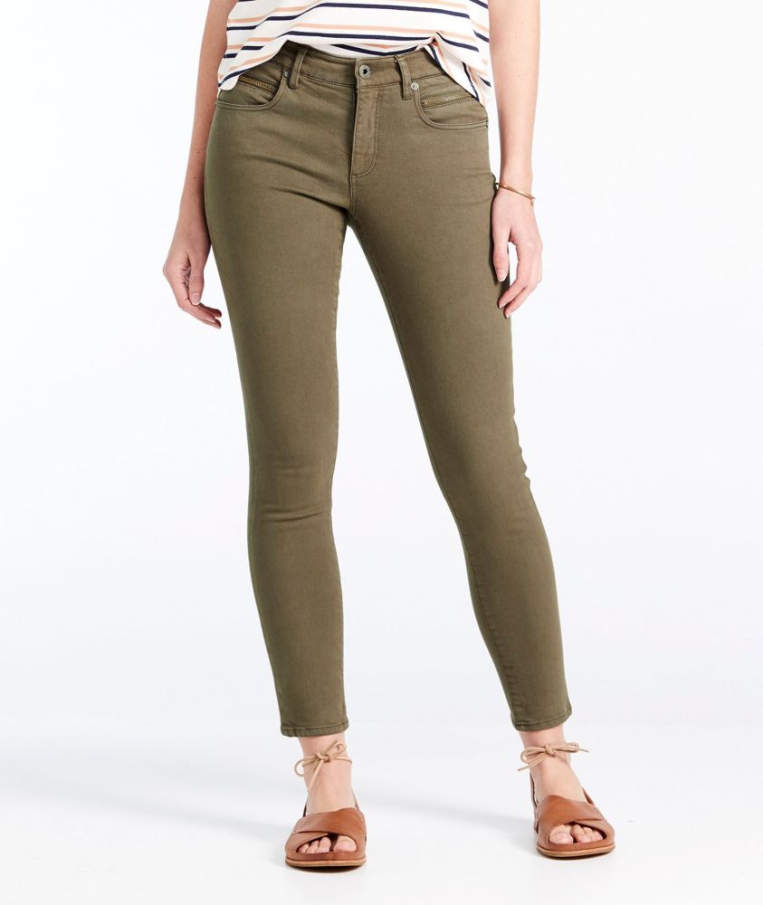 jeans with zippers at ankles women's