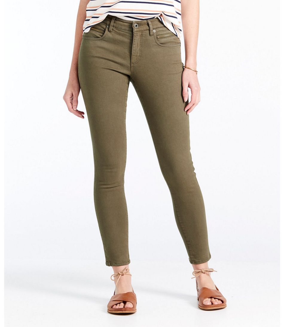 Women's Premium Skinny Jeans, Mid-Rise Zip Pocket Ankle | Pants & Jeans at L.L.Bean