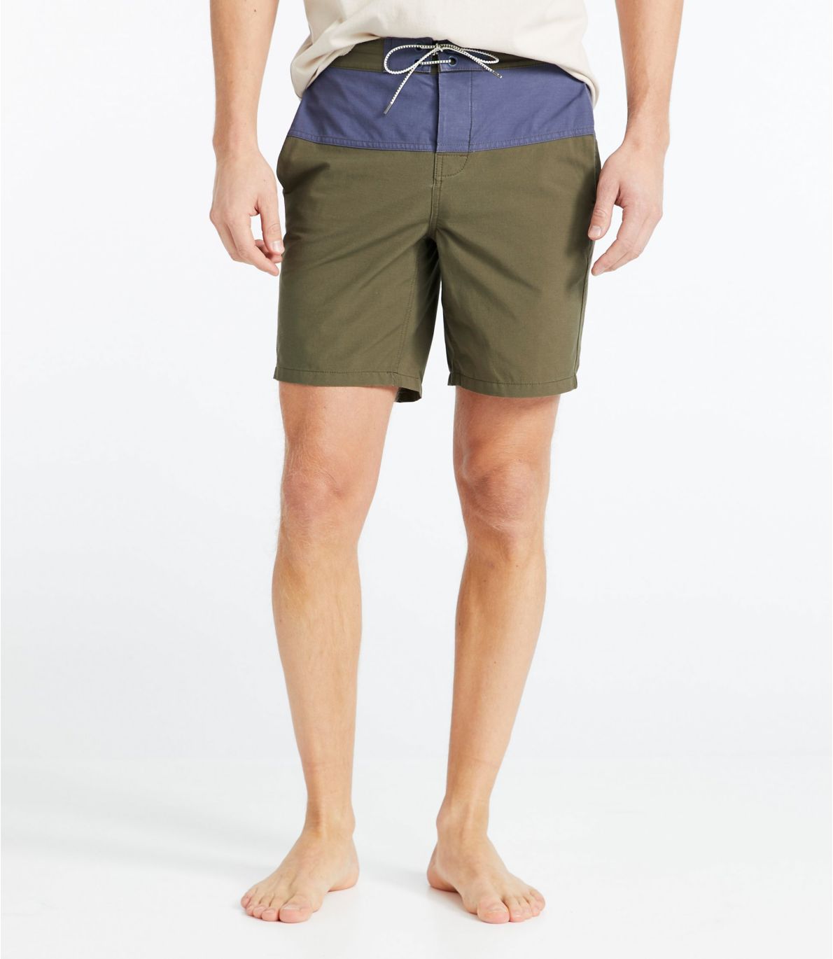 Men's Signature Hybrid Board Shorts, Colorblock at L.L. Bean