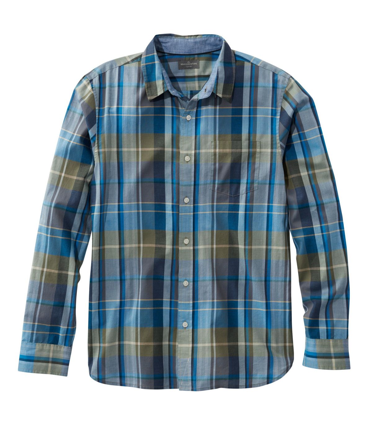 Men's Signature Madras Shirt, LongSleeve, Plaid at L.L. Bean