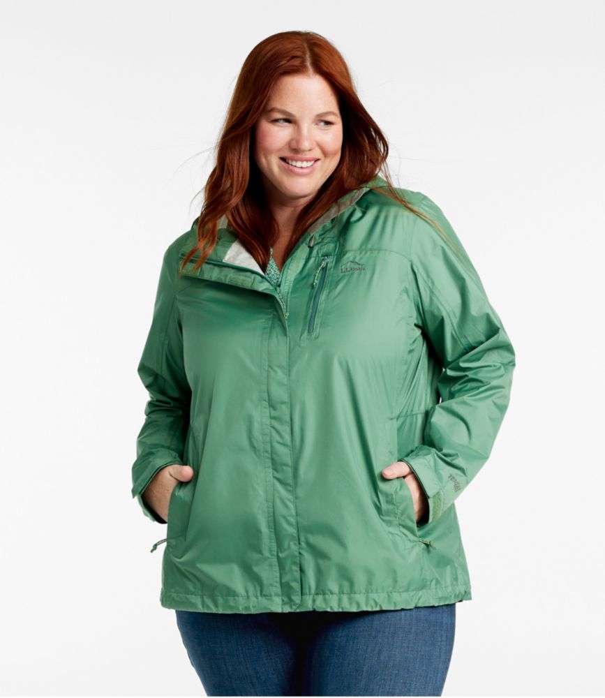 Women's Trail Model Rain Jacket, Clover, small image number 2