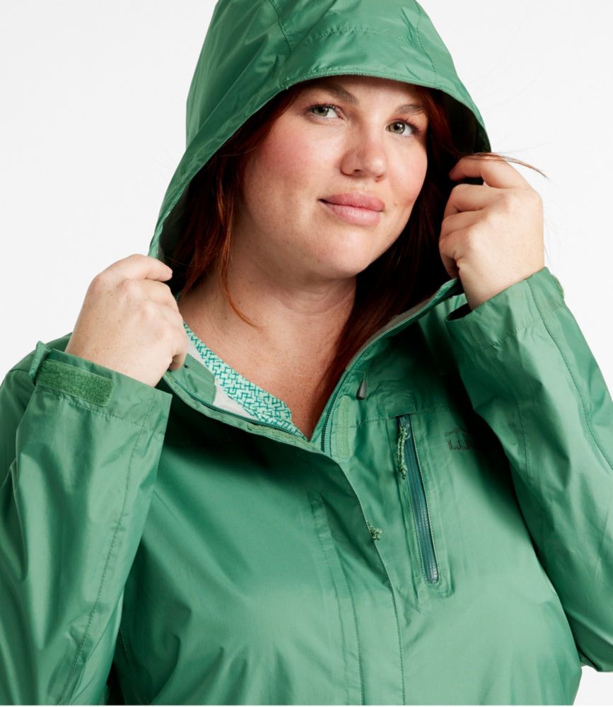 Women's Trail Model Rain Jacket, Clover, small image number 4