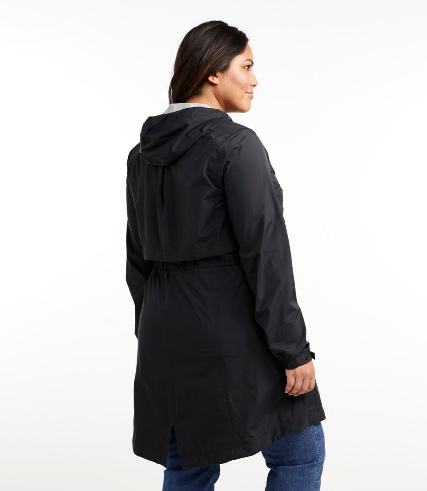 Women's Meridian Rain Coat, Black, small image number 3