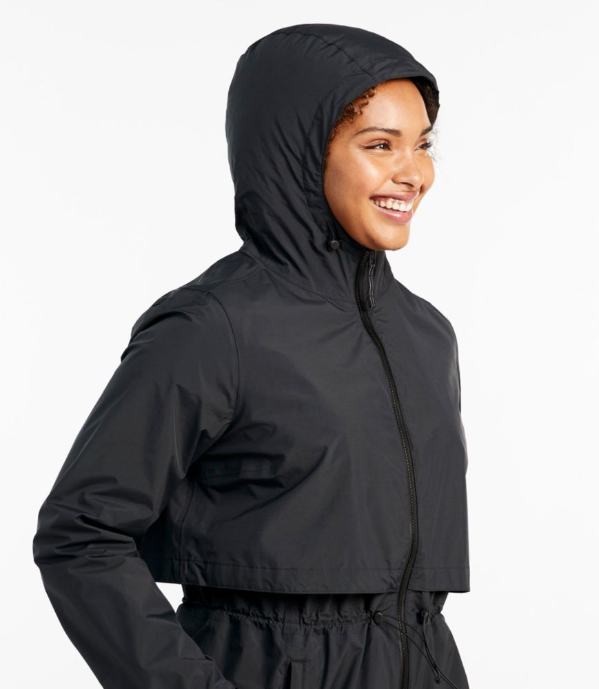 Women's Meridian Rain Coat, Black, small image number 4