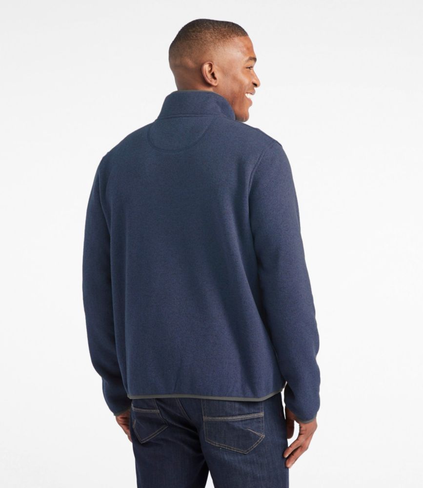 Sweater Fleece Pullover, Bright Navy, small image number 2